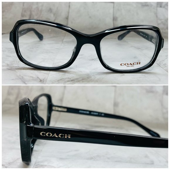 Coach Butterfly Black And Silver Eyeglasses Glasses Frames NWOT - Picture 1 of 12